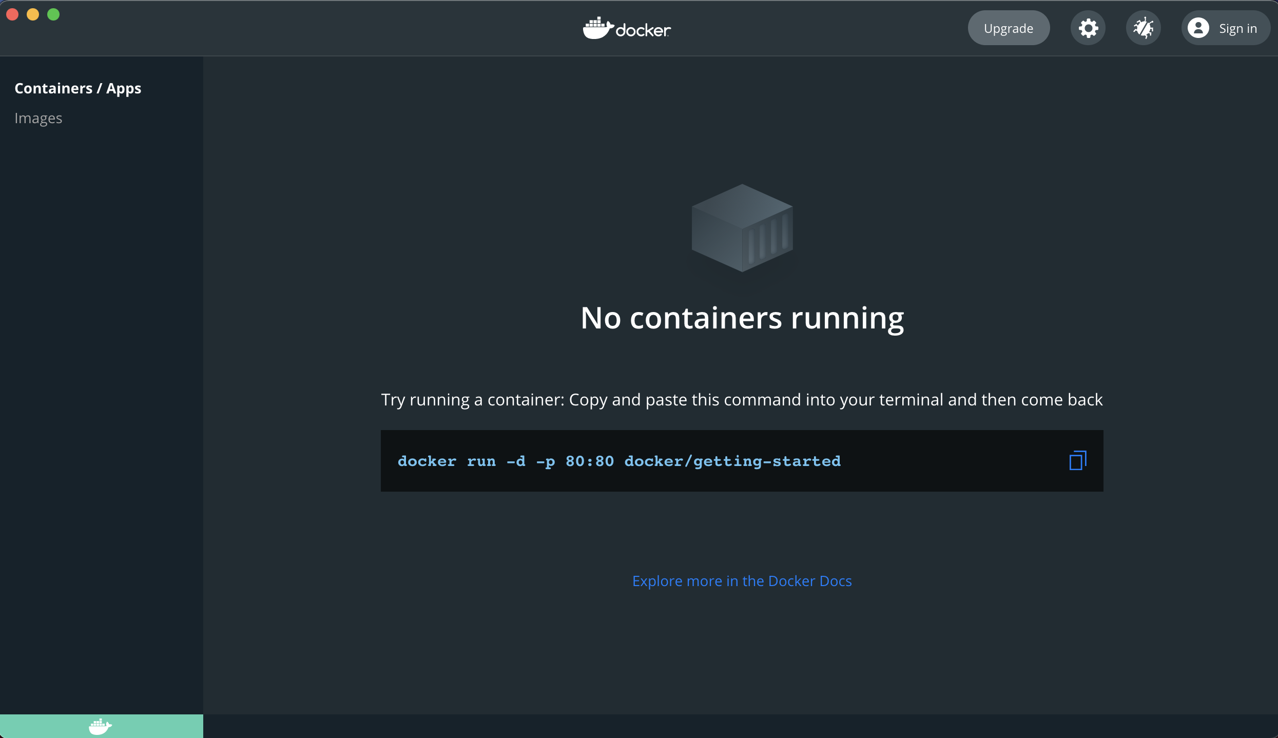 docker home